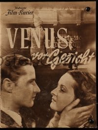 3h563 VENUS ON TRIAL German program 1941 Hans H. Zerlett's Venus von Gericht, WWII propaganda!