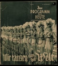 3h567 WIR TANZEN UM DIE WELT German program 1942 Karl Anton's We Dance Around the World!