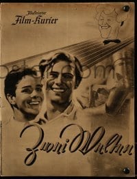 3h569 ZWEI WELTEN German program 1940 Gustaf Grundgens' Two Worlds starring Ida Wust!