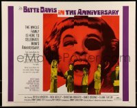 3j523 ANNIVERSARY 1/2sh 1967 Bette Davis with funky eyepatch in another portrait in evil!