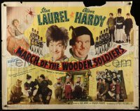 3j530 BABES IN TOYLAND 1/2sh R1950 Laurel & Hardy, March of the Wooden Soldiers!