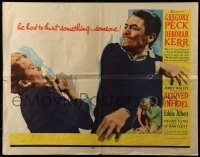3j542 BELOVED INFIDEL 1/2sh 1959 Peck as F. Scott Fitzgerald & Deborah Kerr as Sheila Graham!