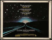 3j575 CLOSE ENCOUNTERS OF THE THIRD KIND 1/2sh 1977 Steven Spielberg sci-fi classic!
