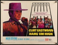 3j673 HANG 'EM HIGH 1/2sh 1968 Clint Eastwood, they hung the wrong man & didn't finish the job!