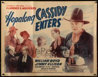 3j694 HOP-A-LONG CASSIDY 1/2sh R1940s William Boyd in his first movie as Hoppy!