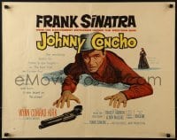 3j718 JOHNNY CONCHO style A 1/2sh 1956 images of cowboy Frank Sinatra full-length & on horseback!