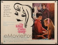3j724 KILLING OF SISTER GEORGE 1/2sh 1969 Susannah York in lesbian triangle, Aldrich directed!