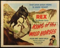 3j729 KING OF THE WILD HORSES 1/2sh R1950 Rex the Wonder Horse is a hate-maddened animal!