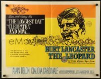 3j746 LEOPARD 1/2sh 1963 Luchino Visconti's Il Gattopardo, cool art of Burt Lancaster!