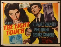 3j750 LIGHT TOUCH style B 1/2sh 1951 Stewart Granger, Pier Angeli, George Sanders