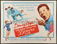 3j775 MAN FROM THE DINERS' CLUB 1/2sh 1963 wacky Danny Kaye, sexy Martha Hyer, Telly Savalas!