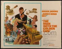 3j777 MAN WITH THE GOLDEN GUN West Hemi 1/2sh 1974 Roger Moore as James Bond by Robert McGinnis!