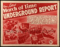 3j778 MARCH OF TIME VOLUME 10 ISSUE 10 1/2sh 1944m cool World War II newsreel, patriotic troops!