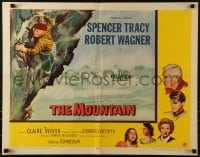 3j793 MOUNTAIN style A 1/2sh 1956 mountain climber Spencer Tracy, Robert Wagner, Claire Trevor!