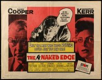 3j799 NAKED EDGE 1/2sh 1961 Deborah Kerr, only the man who wrote Psycho could jolt you like this!