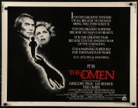 3j812 OMEN style F int'l 1/2sh 1976 Gregory Peck, Lee Remick, Satanic horror, you've been warned!