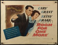 3j860 ROOM FOR ONE MORE 1/2sh 1952 great artwork of Cary Grant & Betsy Drake!