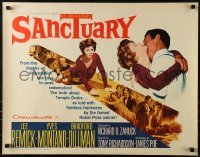3j867 SANCTUARY 1/2sh 1961 William Faulkner, art of sexy Lee Remick, the truth about Temple Drake!