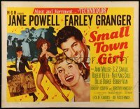 3j897 SMALL TOWN GIRL style B 1/2sh 1953 Jane Powell, Farley Granger, sexy Ann Miller's legs!