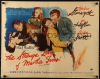 3j919 STRANGE LOVE OF MARTHA IVERS style A 1/2sh 1946 Barbara Stanwyck, Van Heflin, Lizabeth Scott