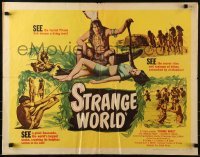 3j921 STRANGE WORLD 1/2sh 1952 Estranho Mundo, Brazilian jungle documentary, cool images!