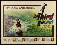 3j942 THIRD SECRET 1/2sh 1964 Stephen Boyd searching for a killer who might even be himself!