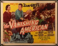 3j962 VANISHING AMERICAN style A 1/2sh 1955 Zane Grey, Navajo Indian Scott Brady, Audrey Totter!