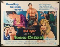 3j995 YOUNG CASSIDY 1/2sh 1965 John Ford, bellowing, brawling, womanizing Rod Taylor!