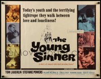 3j996 YOUNG SINNER 1/2sh 1965 Tom Laughlin pre-Billy Jack, casual sins and careless loves!