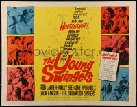 3j997 YOUNG SWINGERS 1/2sh 1963 it's a real hot Hootenanny with a bundle of young swingers!