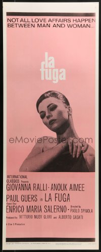 3j213 LA FUGA insert 1966 Paola Spinola directed Italian lesbian sex drama, pretty Giovanna Ralli!