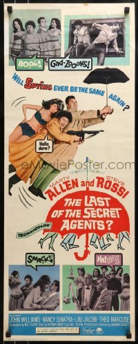 3j222 LAST OF THE SECRET AGENTS insert 1966 Allen & Rossi, will spying ever be the same again!