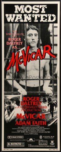3j269 MCVICAR insert 1981 Roger Daltrey had nothing to lose, crime biography!