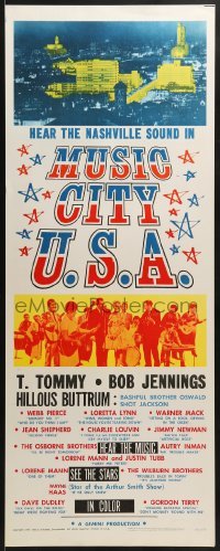 3j286 MUSIC CITY U.S.A. insert 1966 Loretta Lynn, country western music in Nashville!