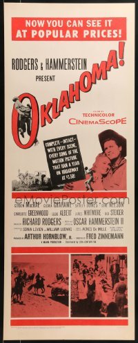 3j302 OKLAHOMA insert R1963 Gordon MacRae, Shirley Jones, Rodgers & Hammerstein musical!