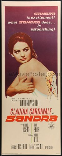 3j374 SANDRA insert 1966 Luchino Visconti, sexy Claudia Cardinale loves her brother too much!