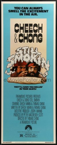 3j425 STILL SMOKIN' insert 1983 Cheech & Chong will have you rollin' in your seats, drugs!