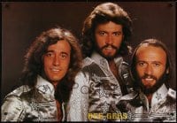 3k853 BEE GEES 27x39 Swiss commercial poster 1978 great close-up image of the musical trio!
