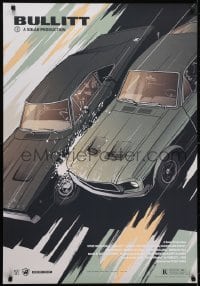 3k861 BULLITT 27x39 Polish commercial poster 2015 completely different artwork by Krzysztof Nowak!