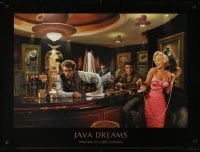 3k865 CHRIS CONSANI 24x32 commercial poster 1999 Monroe, Elvis, Dean, Java Dreams, color version!