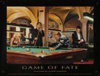 3k864 CHRIS CONSANI 24x32 commercial poster 1997 Monroe, Elvis, Bogart, Dean, Game of Fate!