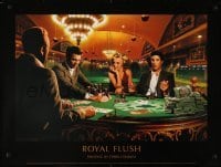 3k868 CHRIS CONSANI 24x32 commercial poster 2006 Monroe, Elvis, Bogart, Dean, poker, Royal Flush!