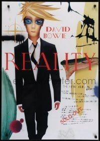 3k880 DAVID BOWIE 24x34 commercial poster 2003 Reality, cool different art of the English star!