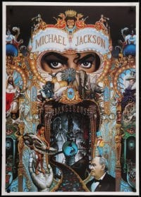 3k929 MICHAEL JACKSON 24x34 commercial poster 1991 cover art for his album Dangerous!