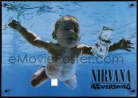 3k937 NIRVANA 24x33 English commercial poster 1990s Nevermind, band's break-out album!