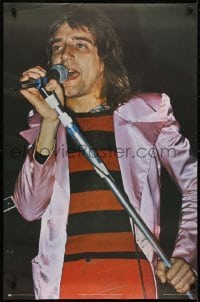 3k951 ROD STEWART 25x38 English commercial poster 1971 great image of the star on stage w/mic!