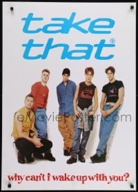 3k962 TAKE THAT 24x34 commercial poster 1993 English pop, Why Can't I Wake Up with You!