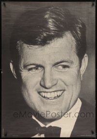 3k963 TED KENNEDY 30x43 commercial poster 1968 great youthful portrait of the Massachusetts Senator!