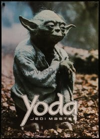 3k145 YODA 20x28 commercial poster 1980 great image of the Jedi Master in the Dagobah System!