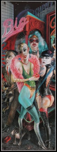 3k710 BIG 1992 24x67 special poster set 1992 great art of people in completely wild outfits!